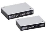 MEAN WELL RQB40W12 & RQB150W3 DC-DC Converters