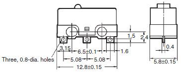 Omron Electronics D2FD Dust Proof Basic Switch