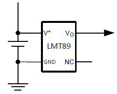 Diagrama de bloques - Texas Instruments Sensores de temperatura LMT8x 