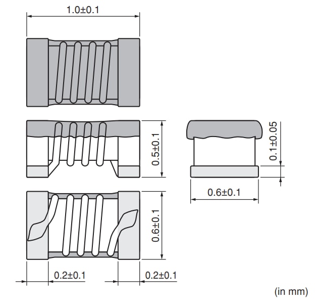 Murata Inductores con cable serie LQW15AN_80 de Murata