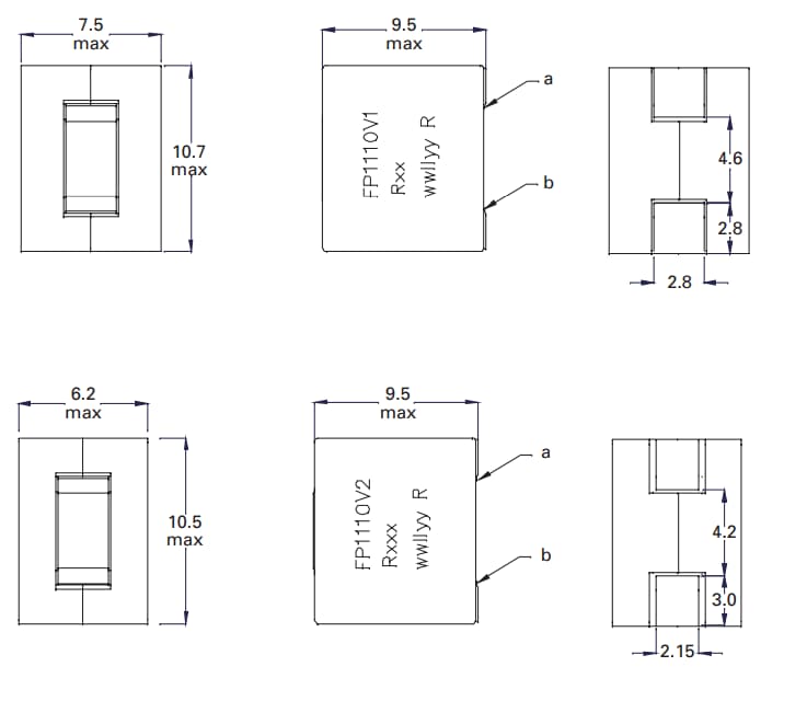 Eaton Electronics FP1110V Flat-Pac Power Inductors