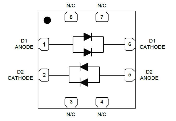 MACOM MADP-011048 Dual Pair Anti-Parallel PIN