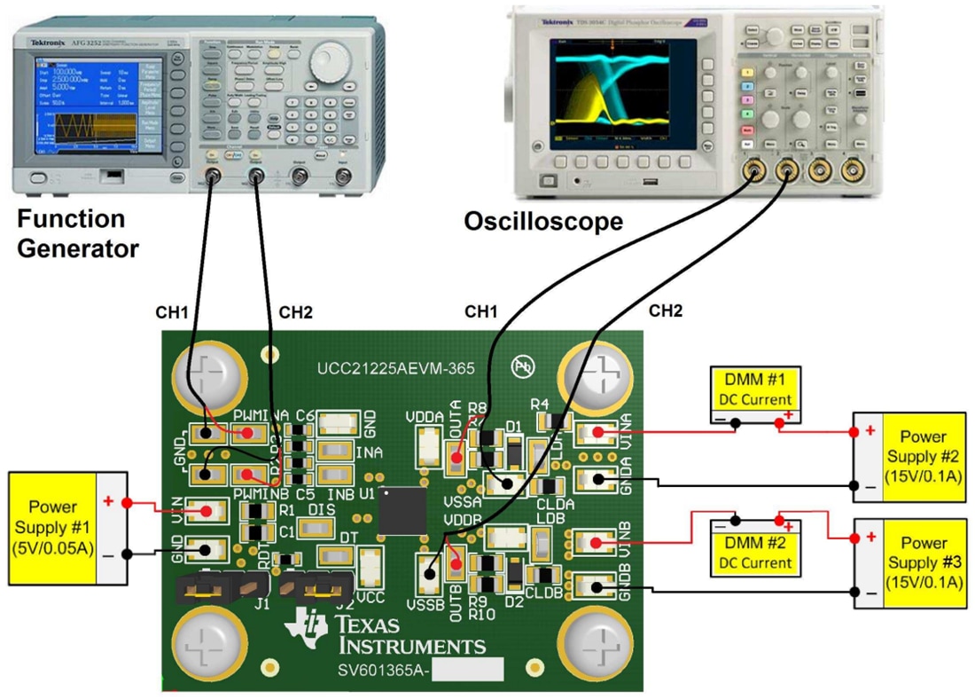 Mechanical Drawing - Texas Instruments UCC21225AEVM-365 Driver Evaluation Module (EVM)