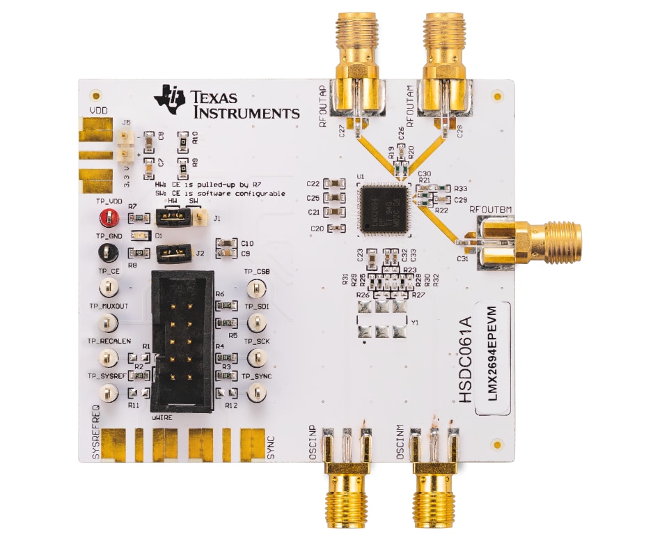 Texas Instruments LMX2694EPEVM Evaluation Module