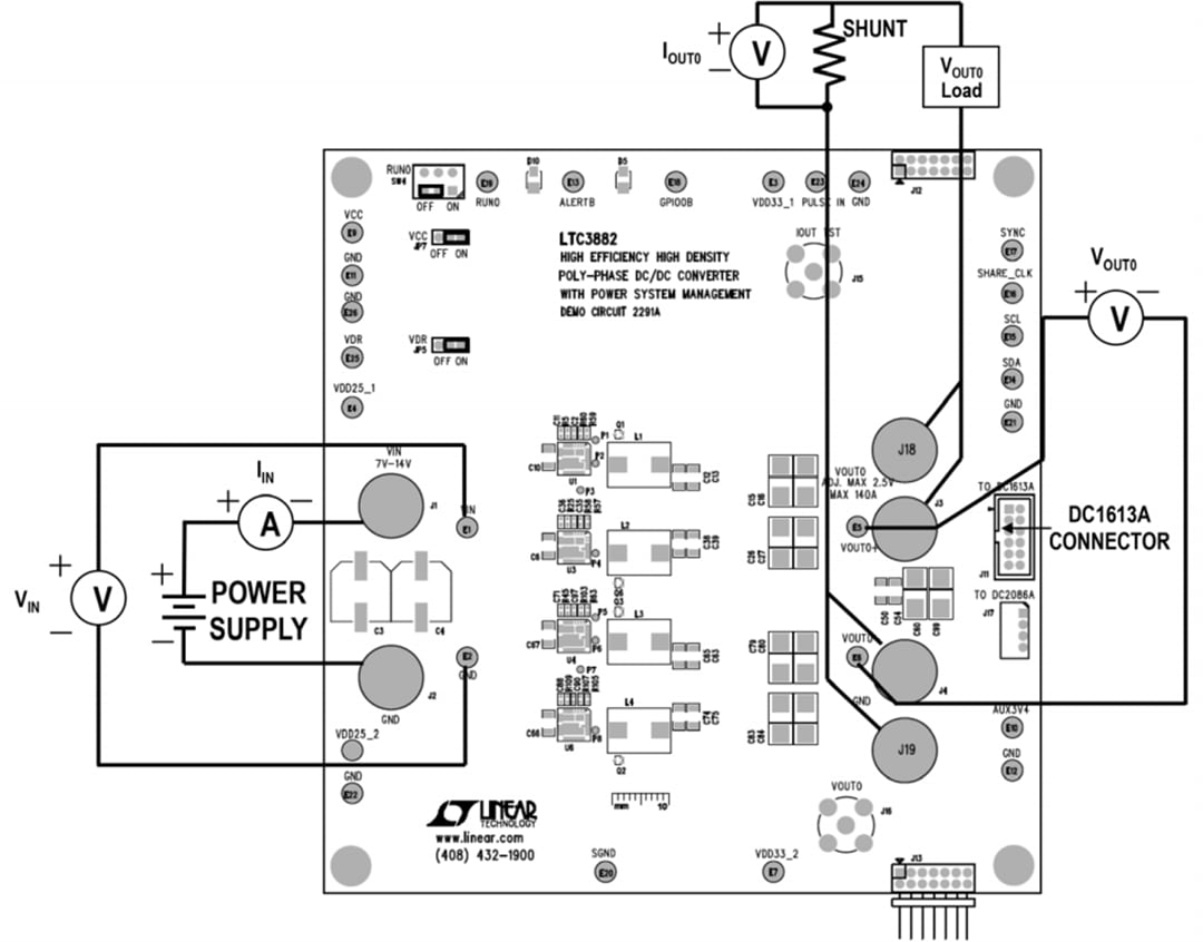 Analog Devices Inc. LTC3882EUJ Demo Board DC2291A