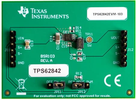 Location Circuit - Texas Instruments TPS62842EVM-103 Evaluation Module