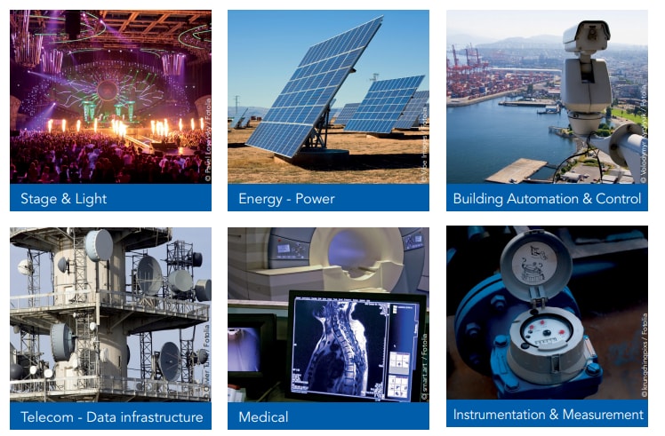 SOURIAU Waterproof 4-pos UTL with Mechanical Backshell