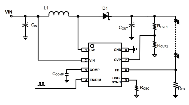 Monolithic Power Systems (MPS) MPQ3362 Boost LED Driver