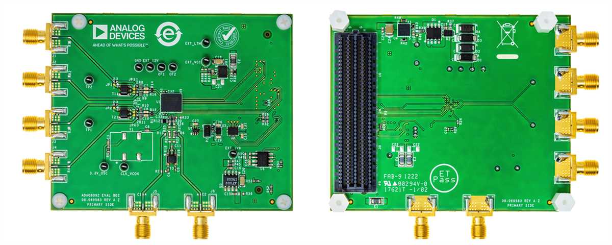 Analog Devices Inc. EVAL-ADAQ8092-FMCZ Evaluation Board