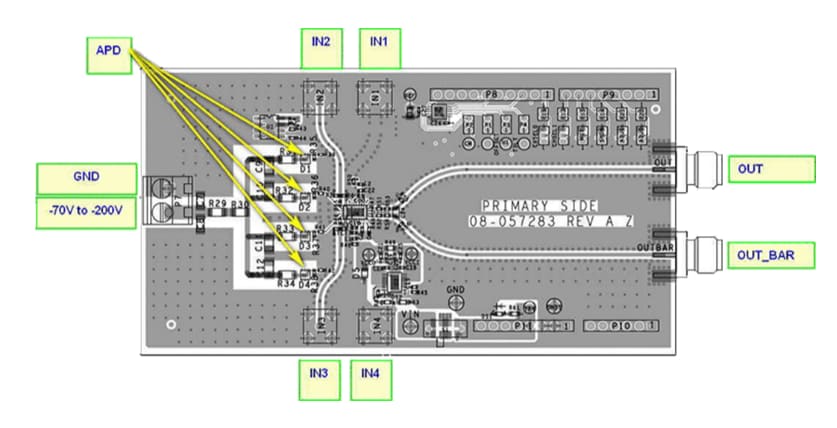 Location Circuit - Analog Devices Inc. EVAL-LTC6563TQFN-EZKIT Demonstration Kit