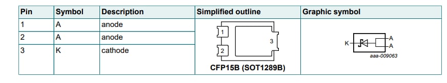 Application Circuit Diagram - Nexperia PMEG045Vx Schottky Barrier Rectifiers