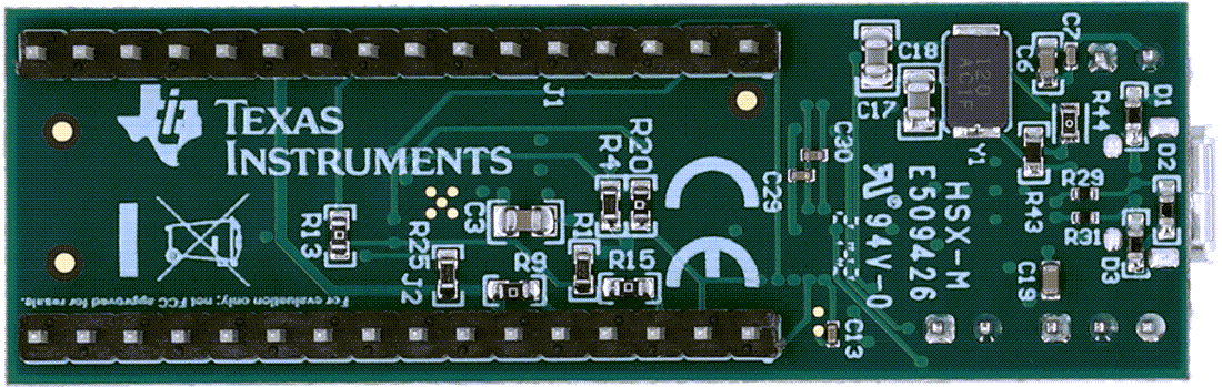Mechanical Drawing - Texas Instruments DAC63204EVM DAC Evaluation Module (EVM)