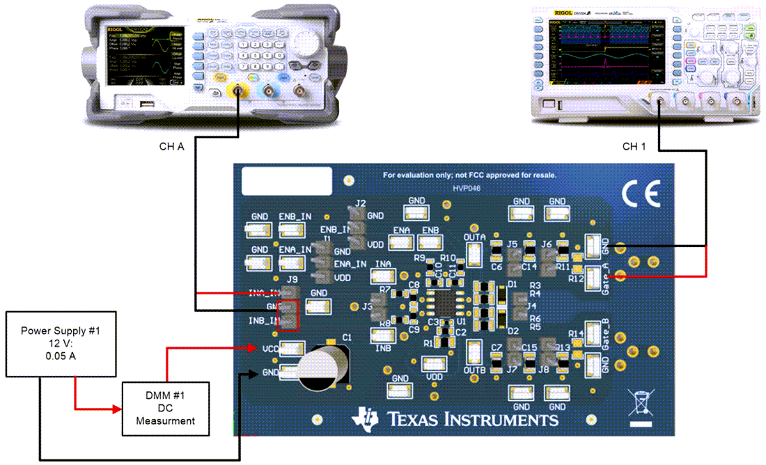 Mechanical Drawing - Texas Instruments UCC27614EVM Driver Evaluation Module (EVM)