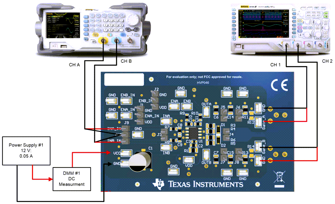 Mechanical Drawing - Texas Instruments UCC27624EVM Driver Evaluation Module (EVM)