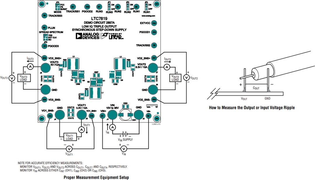Mechanical Drawing - Analog Devices Inc. LTC7819 Demonstration Board (DC2897A)