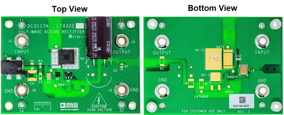 Mechanical Drawing - Analog Devices Inc. DC3117A/DC3137A LT4322 Demonstration Circuits