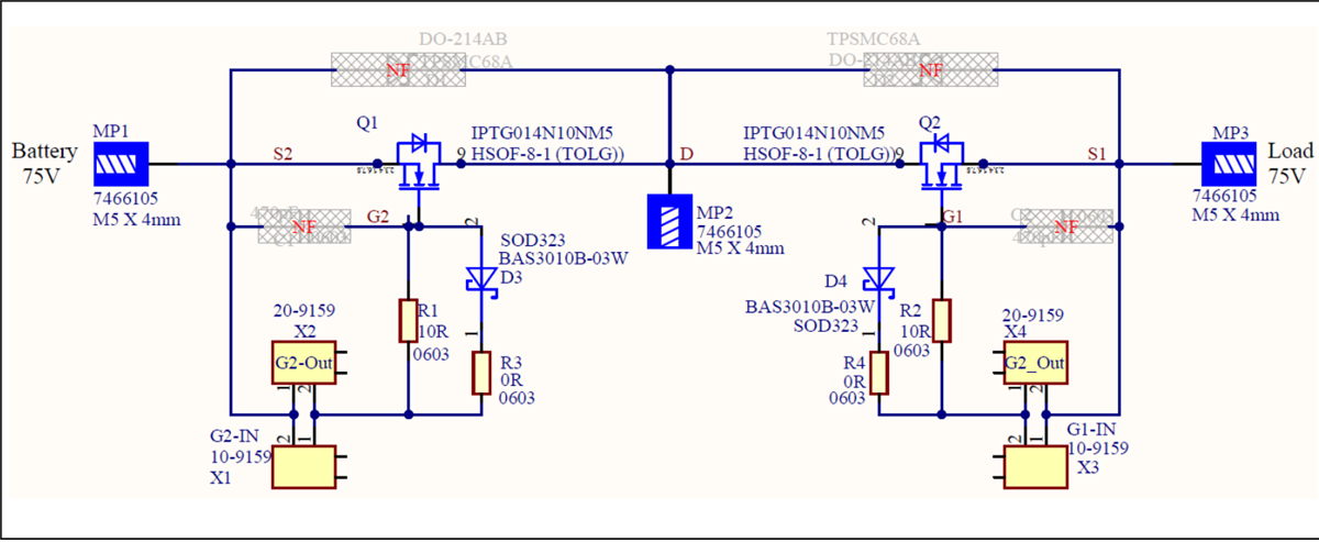 Schematic - Infineon Technologies EVAL_BDPS_DD_TOLG Evaluation Board
