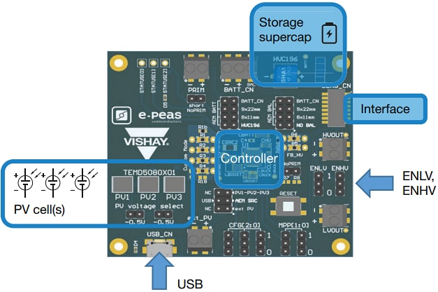 Vishay / BC Components 196 HVC ENYCAP™ V-Harvester Board