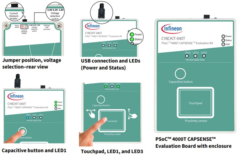 Infineon Technologies CY8CKIT-040T Evaluation Kit