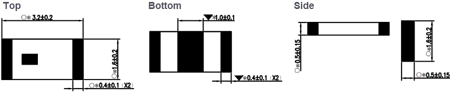 Mechanical Drawing - Taoglas GWLA.15 Ceramic Loop Antenna