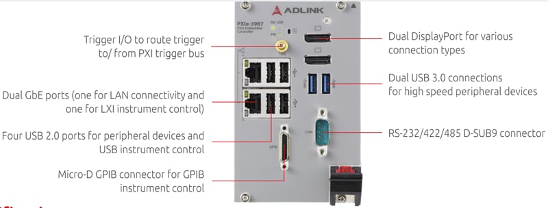 ADLINK Technology PXIE-39X Express Embedded Controller