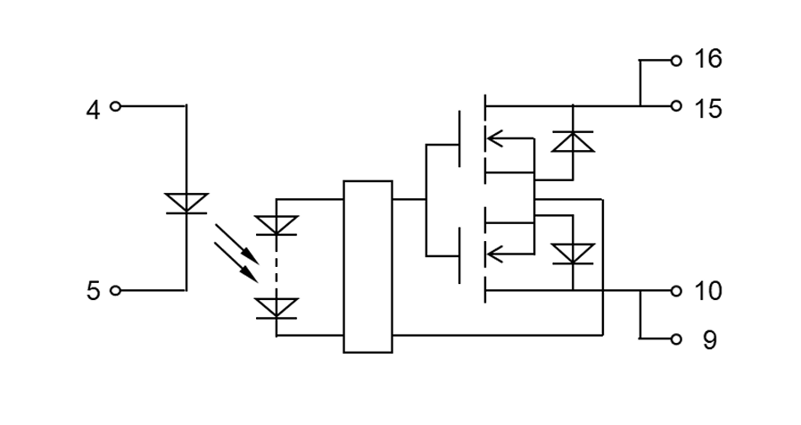 Application Circuit Diagram - Toshiba TLX9152M & TLX9150M 900V Automotive Photorelays