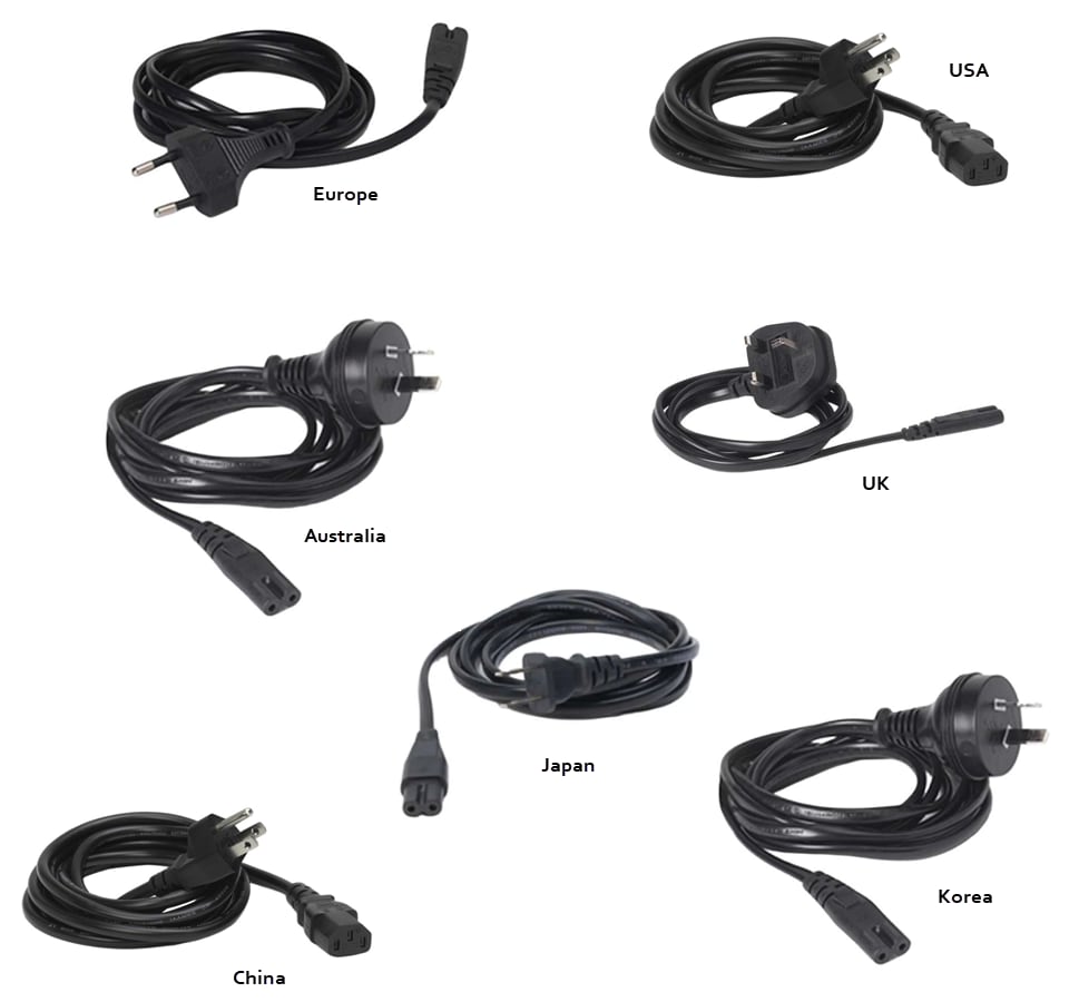 Digilent Ettus USRP™ AC Power Cords
