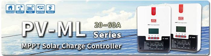 Infographic - MEAN WELL PV-ML Series MPPT Solar Controllers