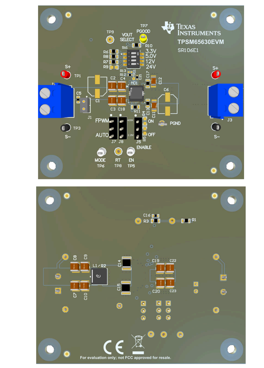 Texas Instruments TPSM65630SEVM Evaluation Module