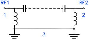 Application Circuit Diagram - Mini-Circuits HFHK LTCC High Pass Filters