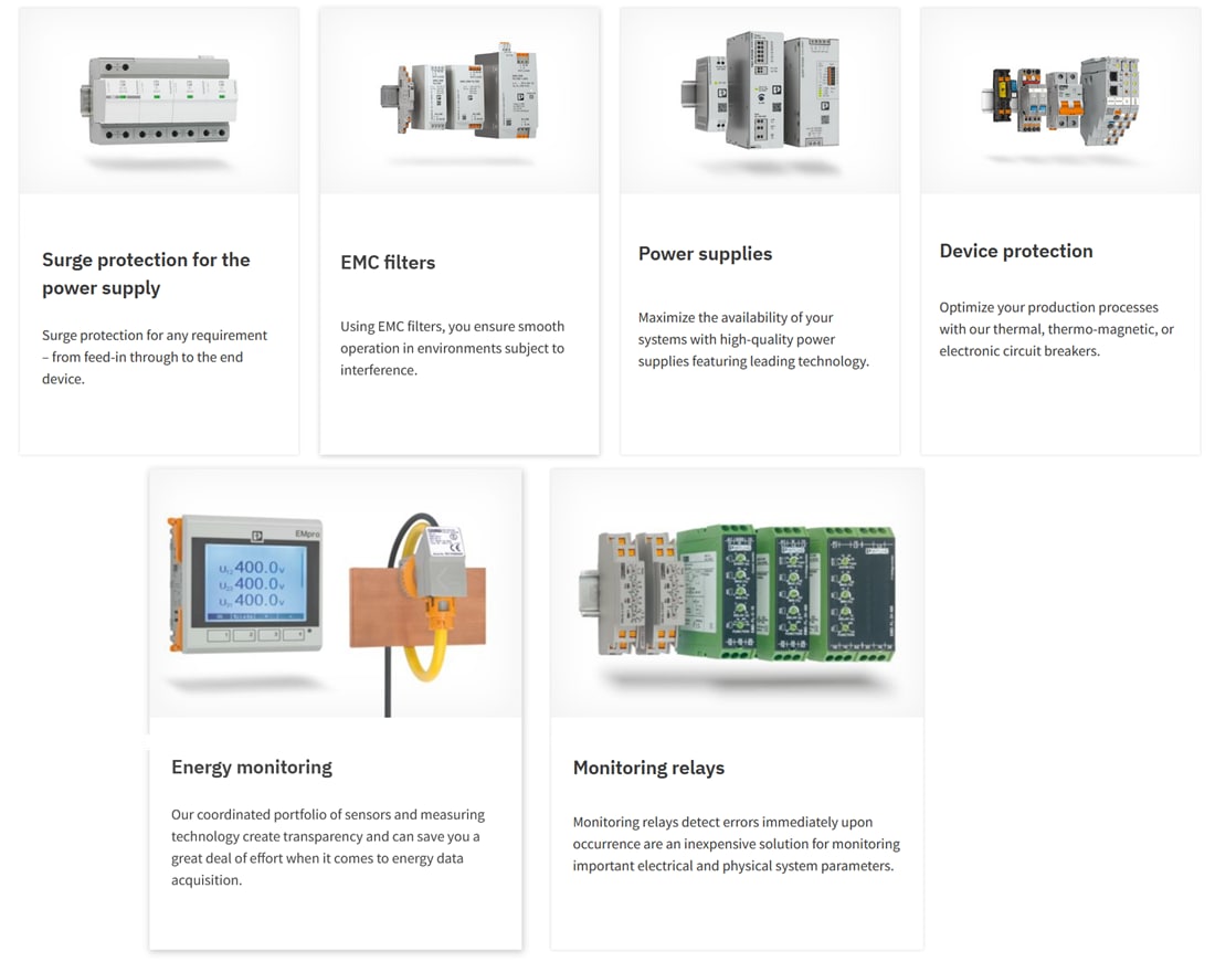 Chart - Phoenix Contact Power Reliability Solutions