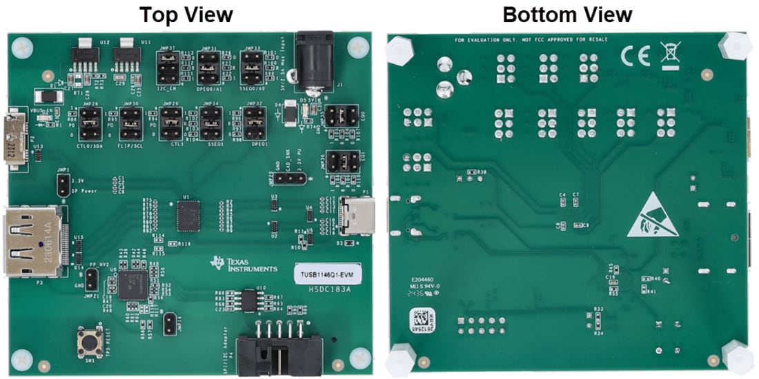 Location Circuit - Texas Instruments TUSB1146Q1-EVM Switch Evaluation Module