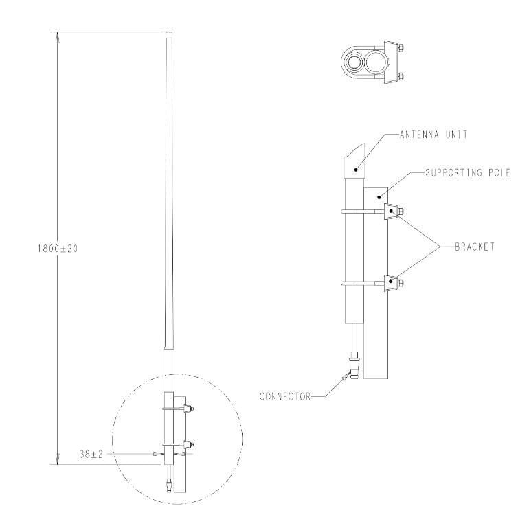Mechanical Drawing - TE Connectivity Infrastructure Antennas