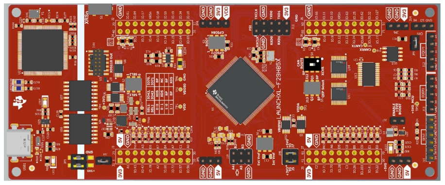 Infographic - Texas Instruments F29H85X Eval Board & Kit