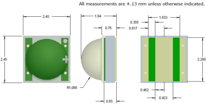 Dimensiones mecánicas