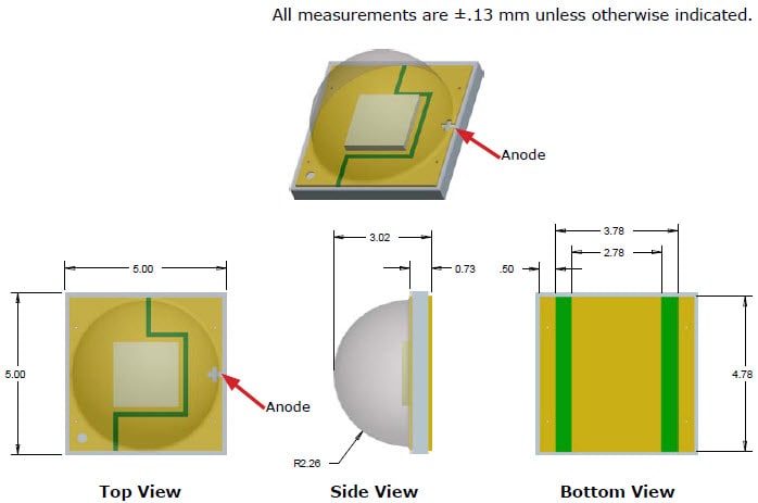 Dimensiones mecánicas