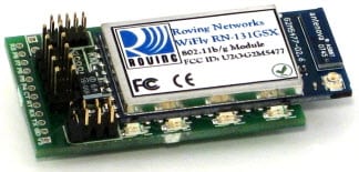 Placa con conexión a Internet del módulo súper GSX WiFly de Microchip