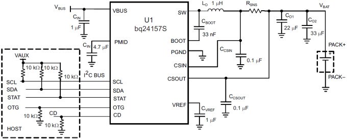 Circuito de aplicación habitual