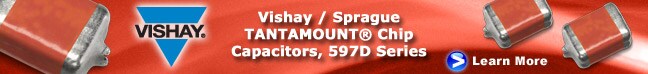 Vishay TANTAMOUNT® Chip Capacitors 597D Series