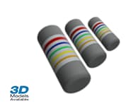 Modelo 3D: Resistencias MELF Modelo 3D: Resistencias MELF