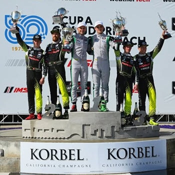 Mouser-Sponsored Vasser Sullivan Lexus Racing Team Celebrates Another Double Podium Finish at IMSA Long Beach