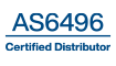 Logotipo de distribuidor con certificación AS6496